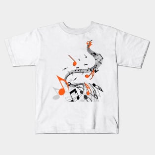 NOTAS MUSICALES 2 Kids T-Shirt